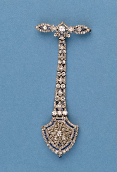 Reloj de bolsillo (zafiro y diamante) de English School